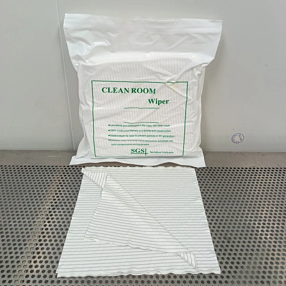ESD Microfiber Cleanroom Wipers